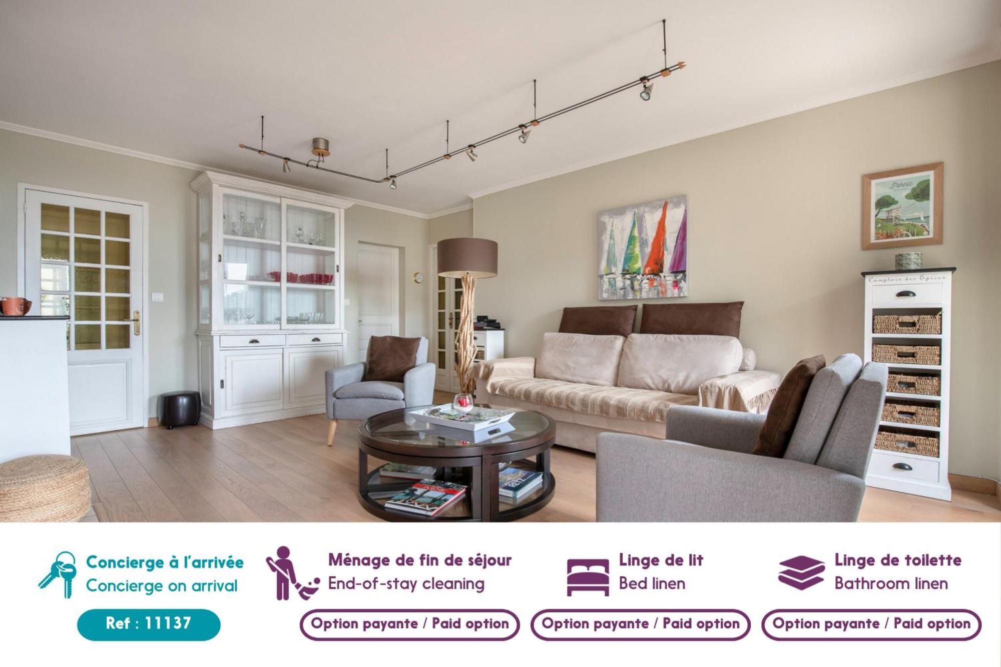 Appartement Face Mer Pour 4 Personnes Pornic Exteriör bild